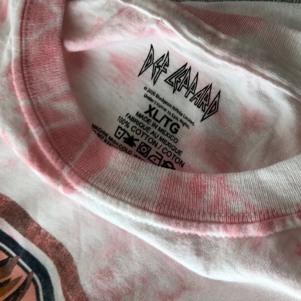Tie dye vtg style def Leppard size xl - Picture 4 of 5